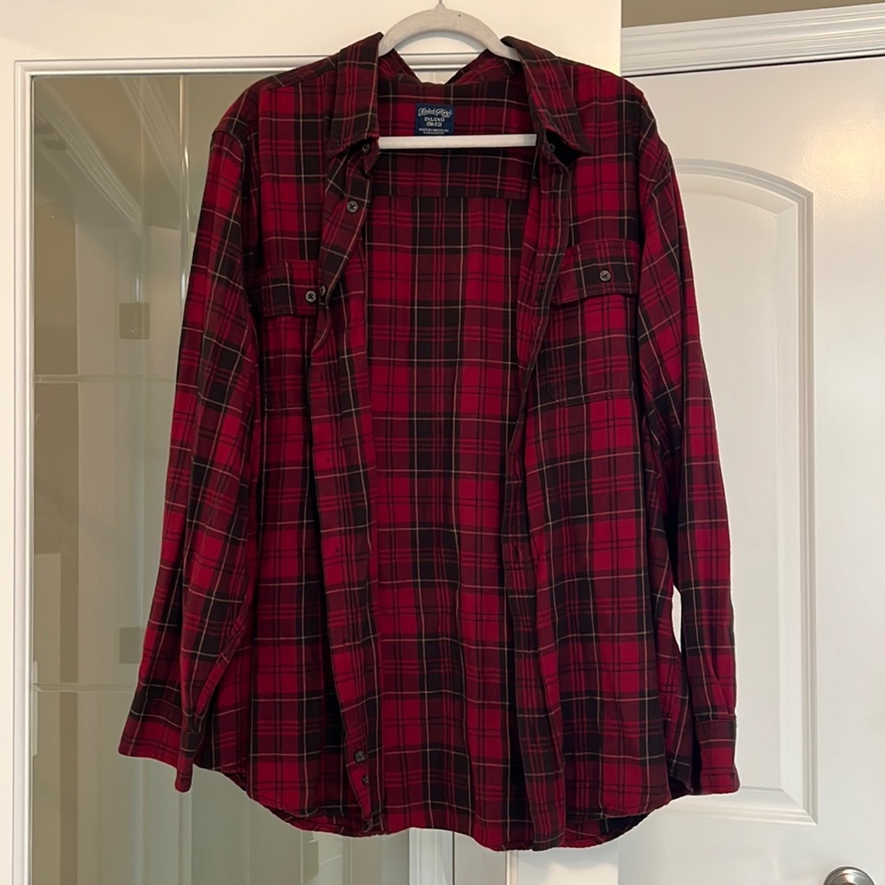 Faded Glory Red Flannel